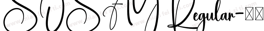 SOSAY Regular字体转换